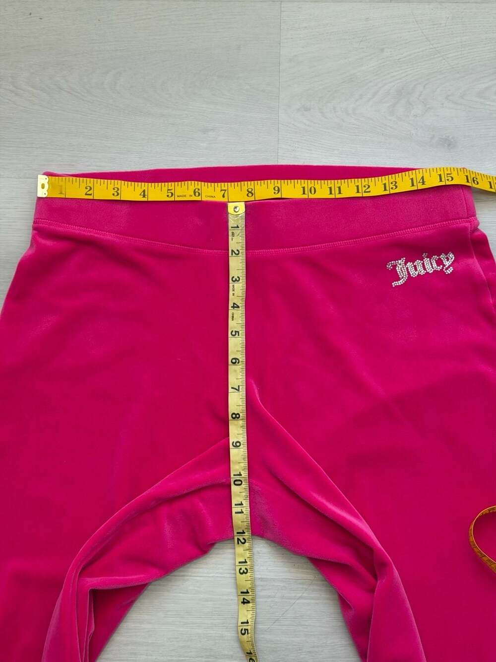 Juicy Couture Velour Rhinestone Tracksuit Set Hot Pink Size M - Picture 5 of 7